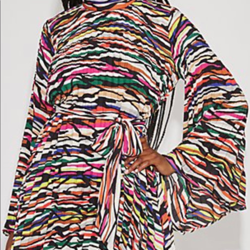 Gabrielle Union x NY& C pleated, swing dress